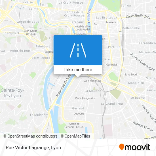 Rue Victor Lagrange map