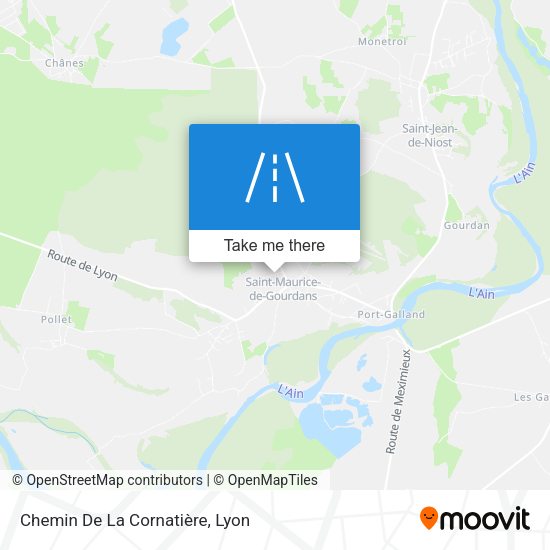 Chemin De La Cornatière map