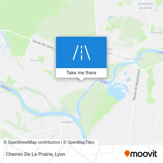 Chemin De La Prairie map