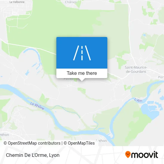 Chemin De L'Orme map