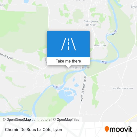 Chemin De Sous La Côte map