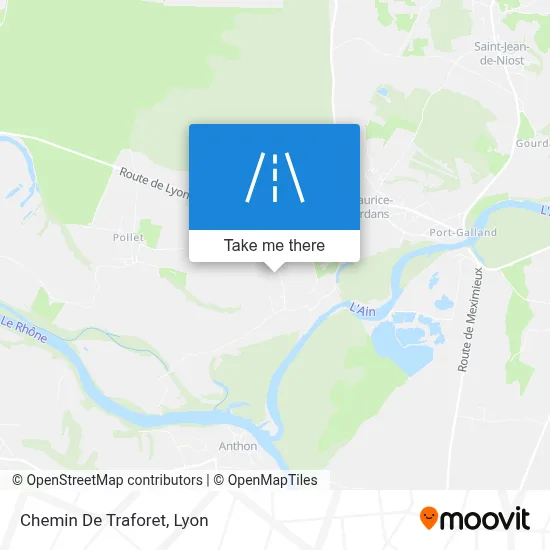 Chemin De Traforet map