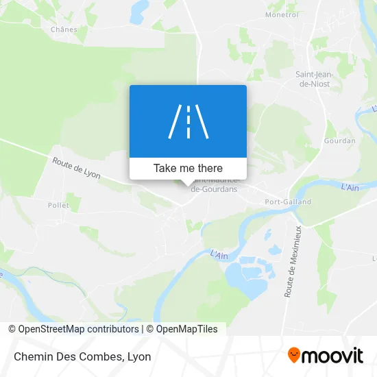 Chemin Des Combes map