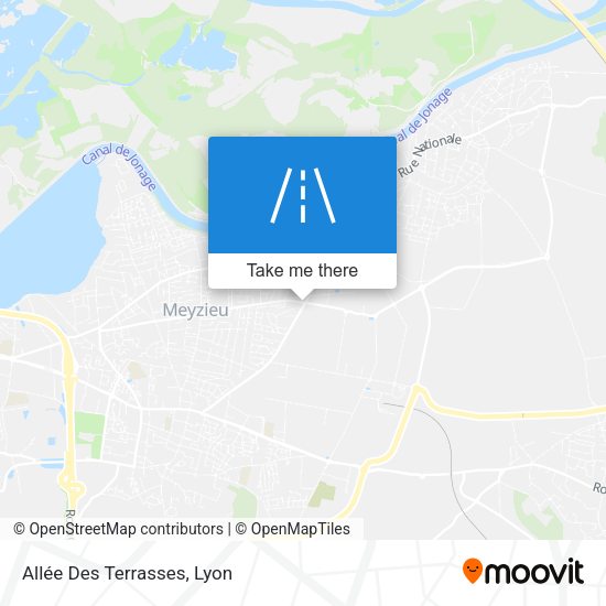 Allée Des Terrasses map
