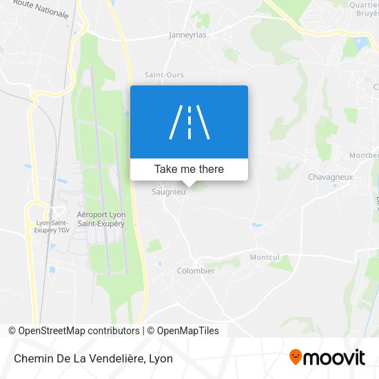 Chemin De La Vendelière map