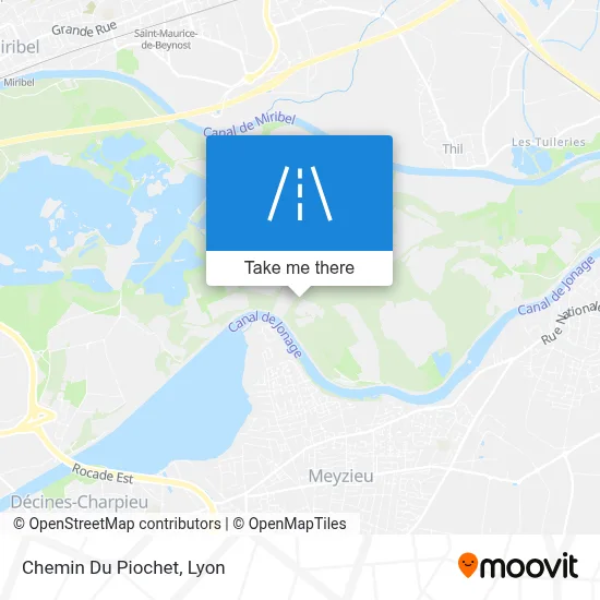 Chemin Du Piochet map