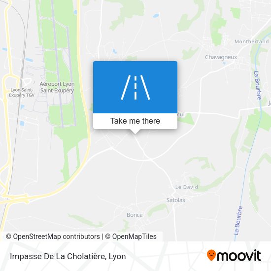 Impasse De La Cholatière map