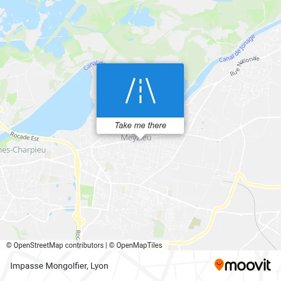 Impasse Mongolfier map