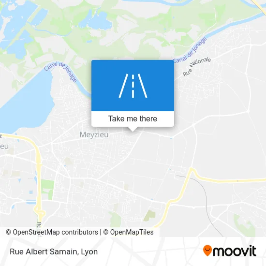 Rue Albert Samain map