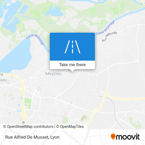 Rue Alfred De Musset map