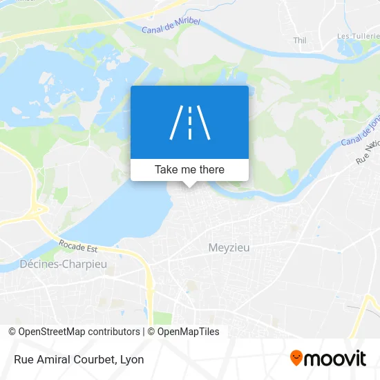 Rue Amiral Courbet map