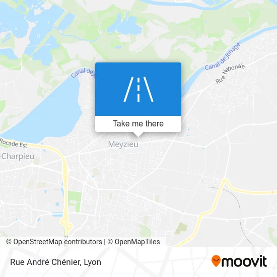 Rue André Chénier map