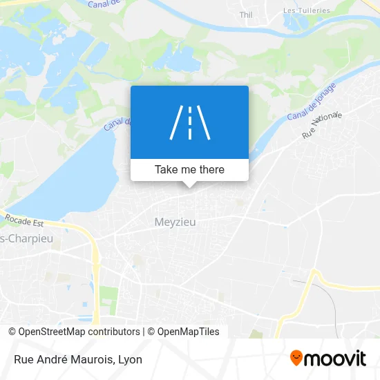 Rue André Maurois map