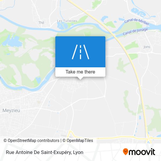 Rue Antoine De Saint-Exupéry map
