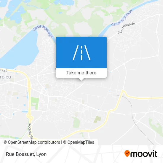 Rue Bossuet map