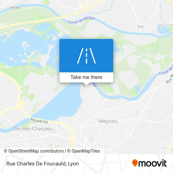 Rue Charles De Foucauld map