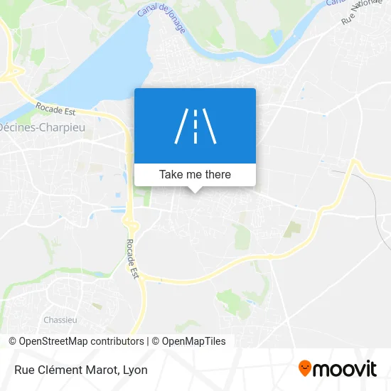 Rue Clément Marot map