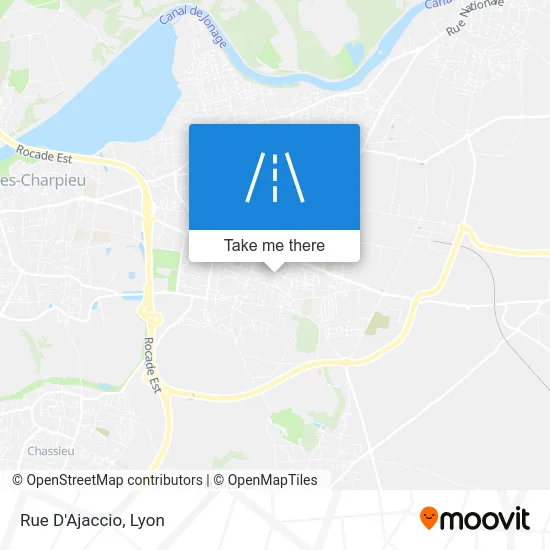 Rue D'Ajaccio map
