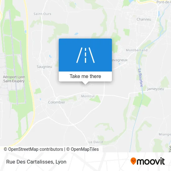 Rue Des Cartalisses map