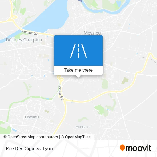 Rue Des Cigales map