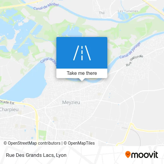 Rue Des Grands Lacs map