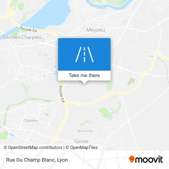 Rue Du Champ Blanc map