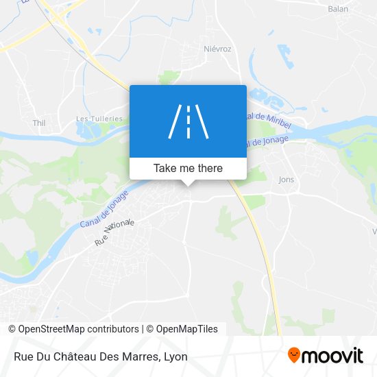 Rue Du Château Des Marres map