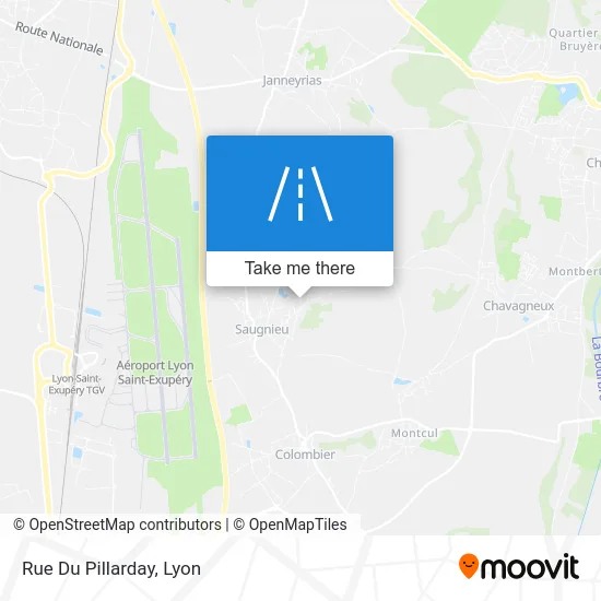 Rue Du Pillarday map