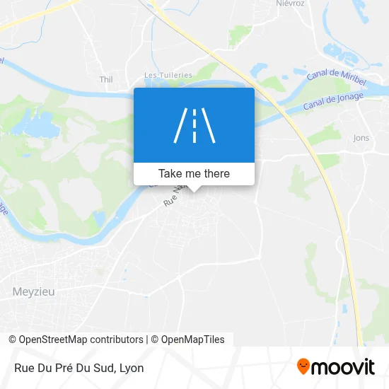 Rue Du Pré Du Sud map