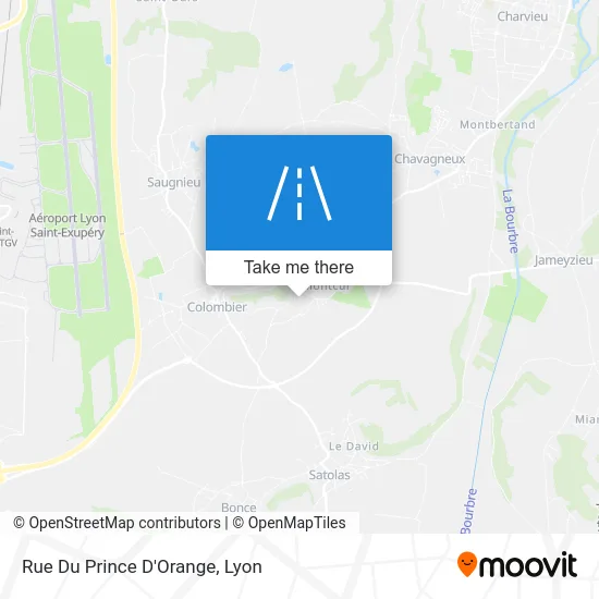 Rue Du Prince D'Orange map