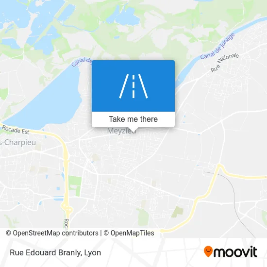 Rue Edouard Branly map