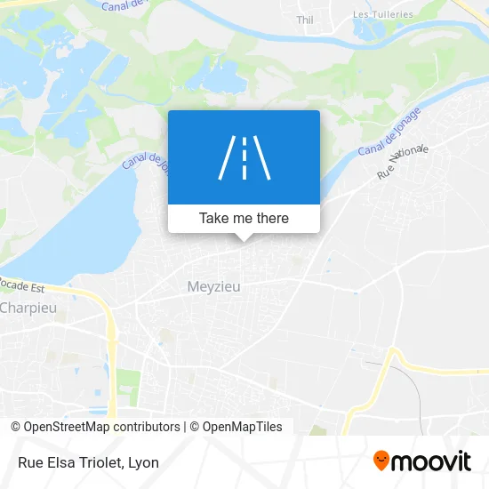 Rue Elsa Triolet map