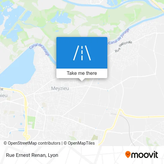 Rue Ernest Renan map