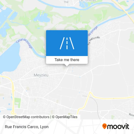 Rue Francis Carco map