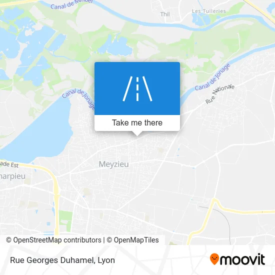 Rue Georges Duhamel map