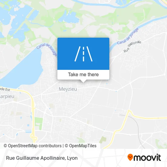 Rue Guillaume Apollinaire map