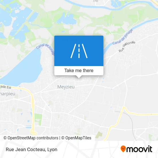 Rue Jean Cocteau map