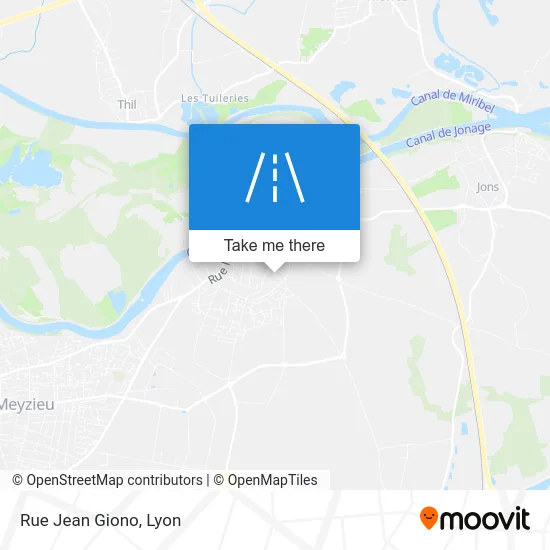 Rue Jean Giono map