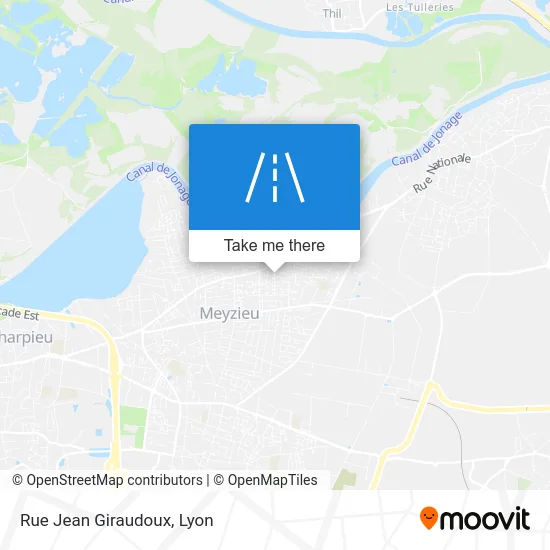 Rue Jean Giraudoux map
