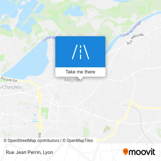 Mapa Rue Jean Perrin