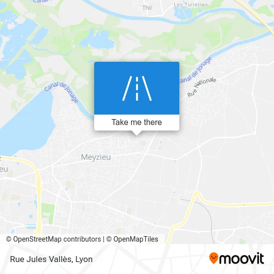 Rue Jules Vallès map