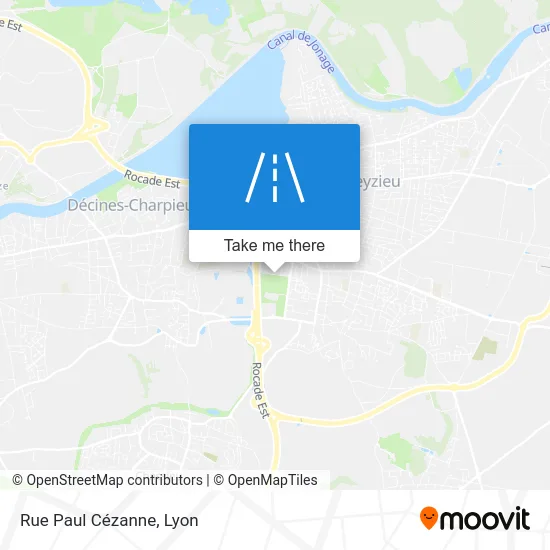 Rue Paul Cézanne map