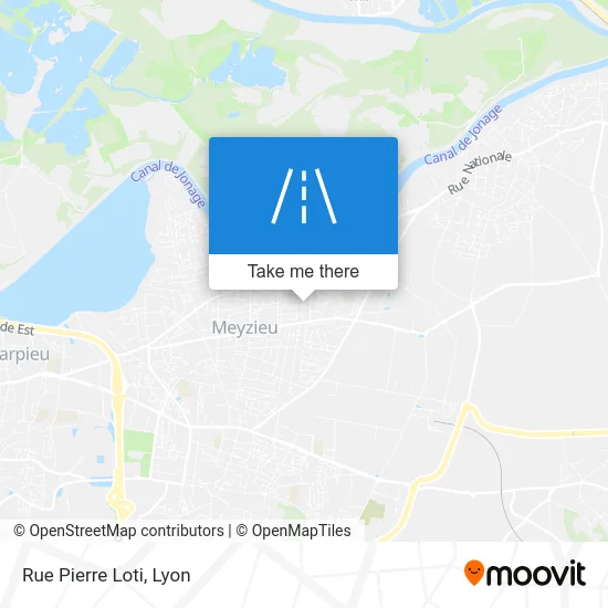 Mapa Rue Pierre Loti