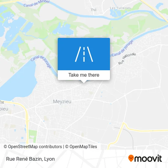 Rue René Bazin map