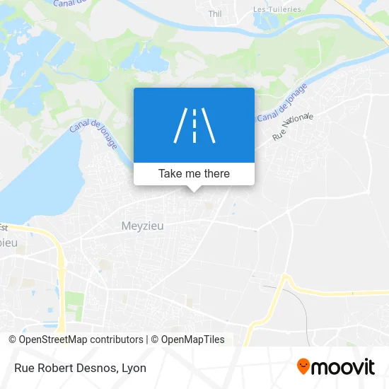 Rue Robert Desnos map