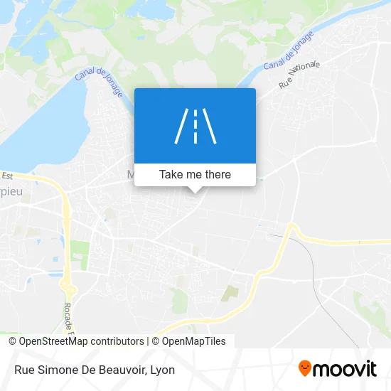 Rue Simone De Beauvoir map