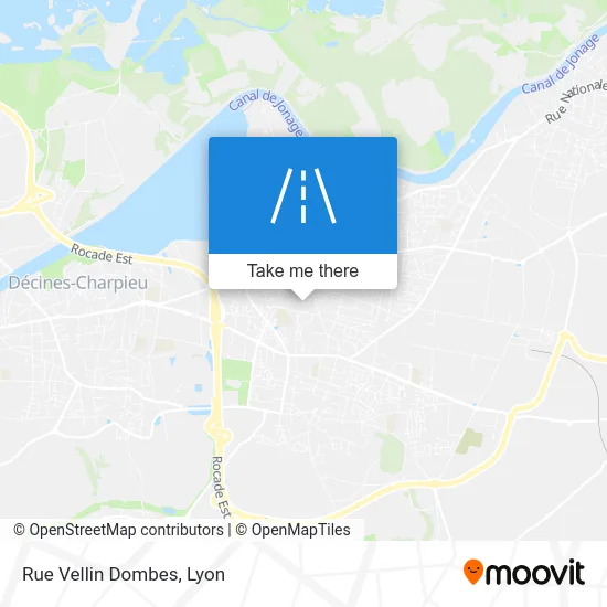 Rue Vellin Dombes map