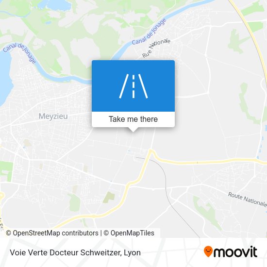 Voie Verte Docteur Schweitzer map