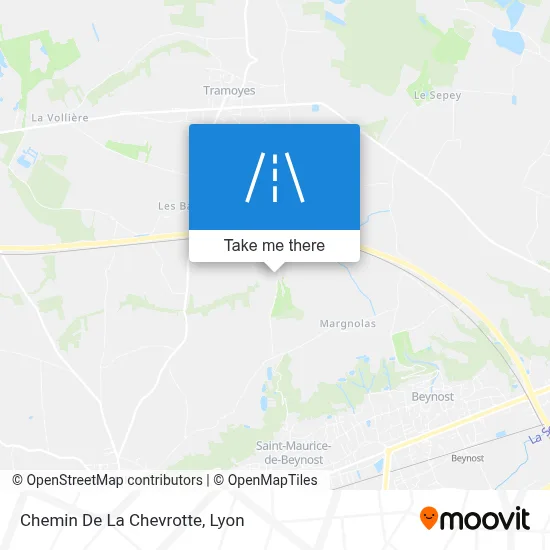Chemin De La Chevrotte map