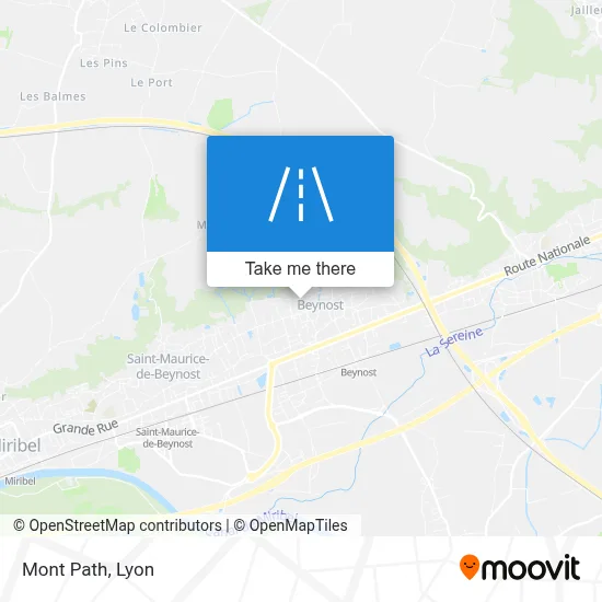 Chemin Du Mont map